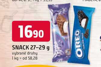 SNACK 27-29 g vybrané druhy 