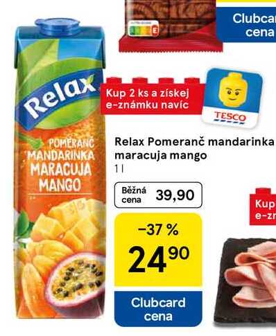Relax Pomeranč mandarinka maracuja mango, 1 l 