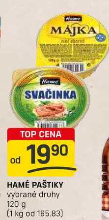 HAMÉ PAŠTIKY vybrané druhy 120 g 