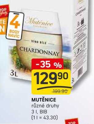 MUTĚNICE různé druhy 31, BIB 
