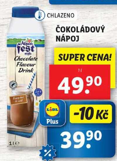ČOKOLÁDOVÝ NÁPOJ, 1 l
