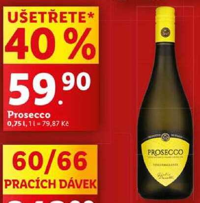 Prosecco, 0,75 l
