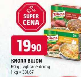 Knorr bujon 60 g vybrané druhy