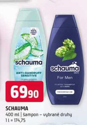 Schauma Šampon vybrané druhy 400ml