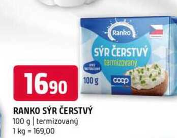 Ranko sýr čerstvý 100 g termizovaný 