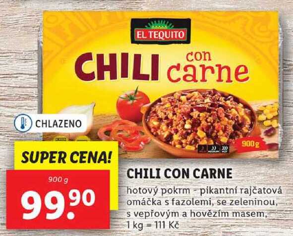 CHILI CON CARNE, 900 g