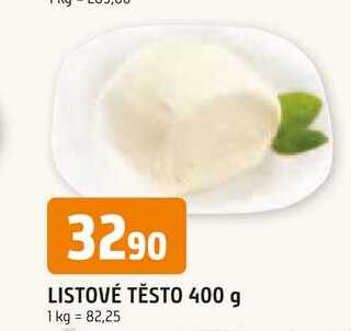 LISTOVÉ TĚSTO 400 g