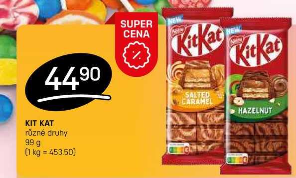 KIT KAT různé druhy 99 g