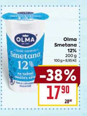 Olma Smetana 12% 200 g 
