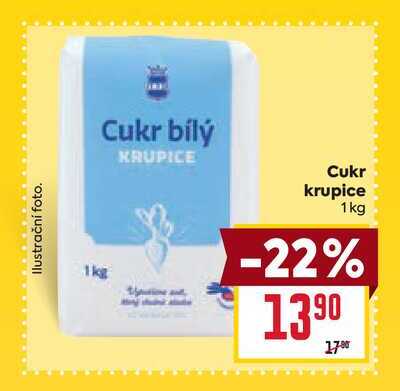 Cukr krupice 1 kg 