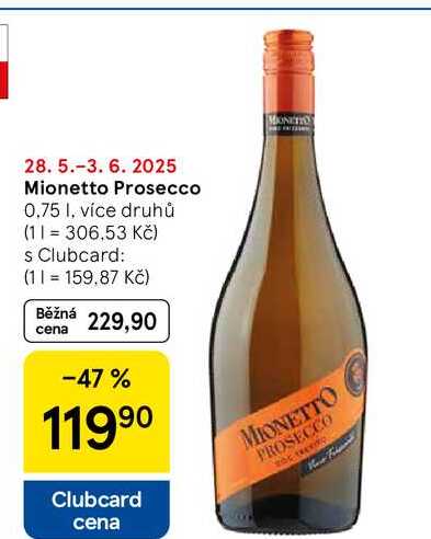 Mionetto Prosecco, 0.75 l