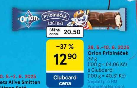 Orion Pribináček, 32 g  