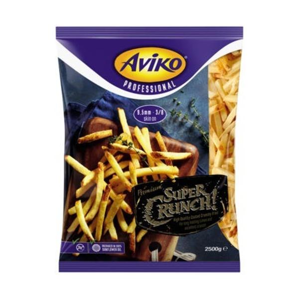 Aviko hranolky Super Crunch 9,5mm se slupkou 2.5kg