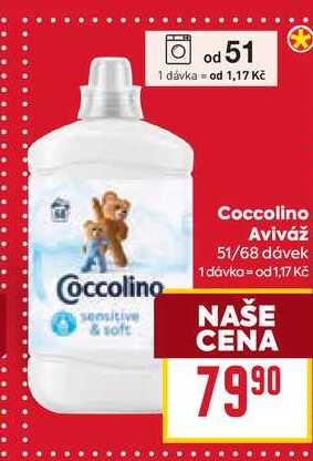Coccolino Aviváž 51/68 dávek