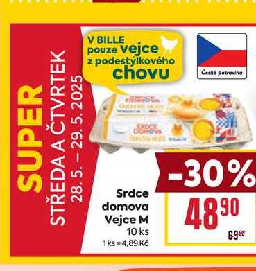 Srdce domova vejce M 10 ks