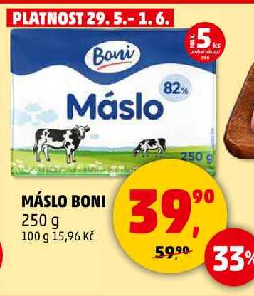 MÁSLO BONI, 250 g 