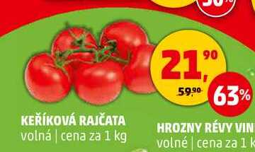 KEŘÍKOVÁ RAJČATA volná, 1 kg