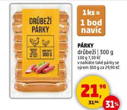 DRŮBEŽÍ PÁRKY, 300 g