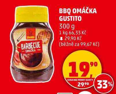 BBQ OMÁČKA GUSTITO, 300 g  