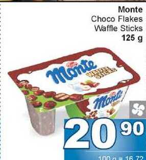 Monte Choco Flakes 125 g 