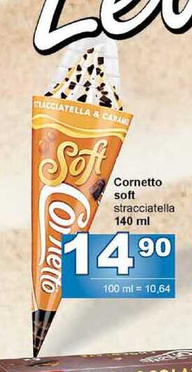 Cornetto soft stracciatella 140 ml 