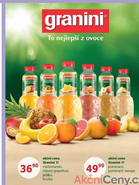 granini pomeranč 1l