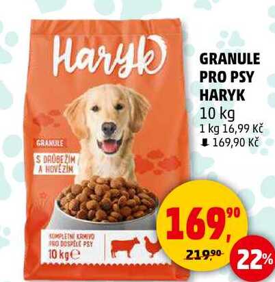 GRANULE PRO PSY HARYK, 10 kg 