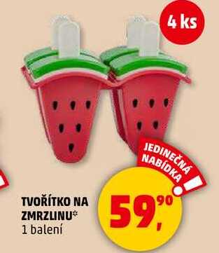 TVOŘÍTKO NA ZMRZLINU, 1 balení 4 ks