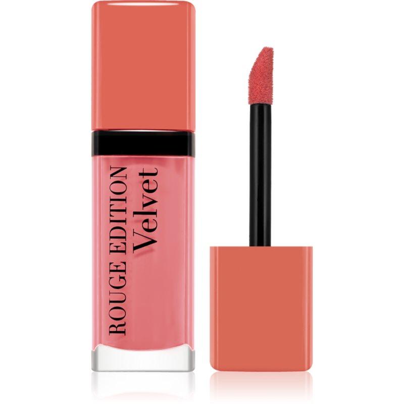 Bourjois Rouge Edition Velvet tekutá rtěnka s matným efektem odstín 07 Nude-Ist 7.7 ml