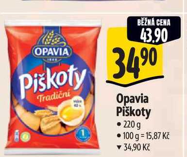  Opavia Piškoty  220 g  