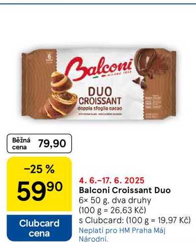 Balconi Croissant Duo, 6x 50 g 