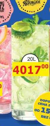 Mojito REPUBLICA 20L,  čepovaný drink