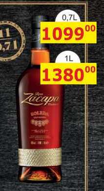 Ron Zacapa Centenario Gran Reserva 1l 40%