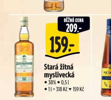   Stará žitná myslivecká  0,5 l