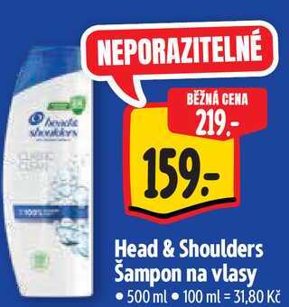   Head & Shoulders Šampon na vlasy 500 ml  