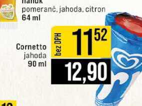 Cornetto jahoda 90 ml
