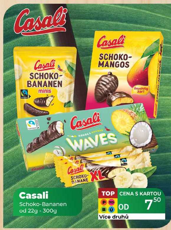 Casali Schoko-Bananen od 22g-300g 