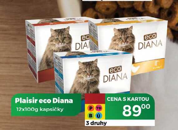 Plaisir eco Diana 12x100g kapsičky 