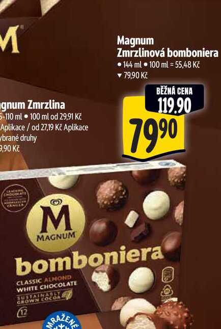   Magnum Zmrzlinová bomboniera  144 ml  