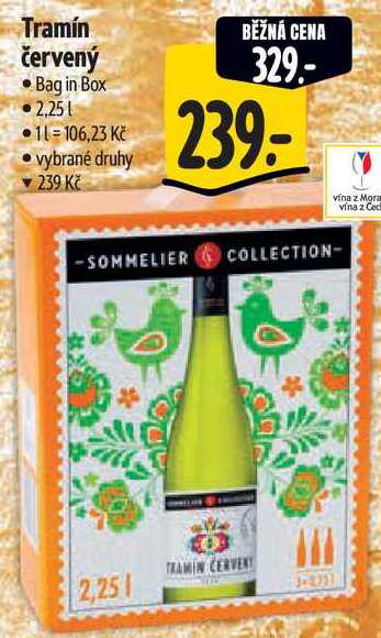 Tramín červený, 2,25 l