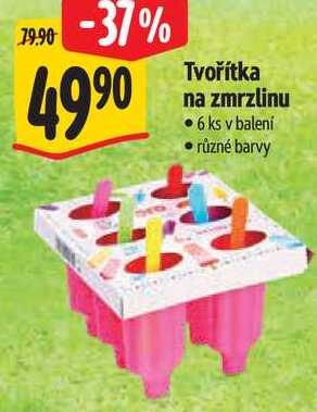 Tvořítka na zmrzlinu, 6 ks 