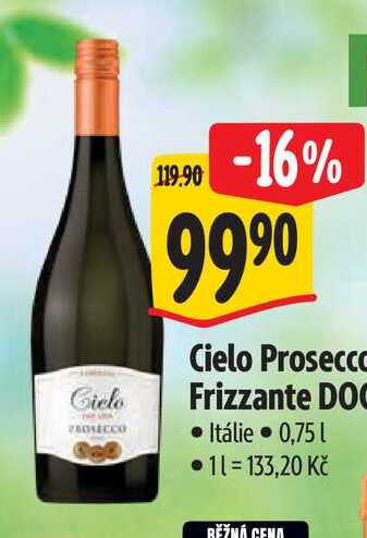  Cielo Prosecco Frizzante DOC 0,75 l