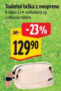 Toaletní taška z neoprenu 