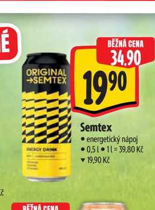  Semtex  energetický nápoj 0,5 l
