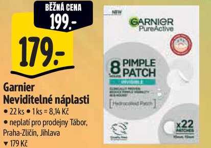 Garnier Neviditelné náplasti, 22 ks