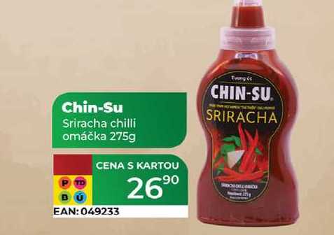 Chin-Su Sriracha chilli omáčka 275g 