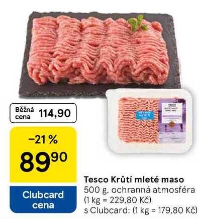 Tesco Krůtí mleté maso, 500 g 