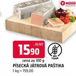 Písecká Játrová paštika 100g
