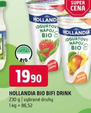 Hollandia Bio BiFi drink 230g