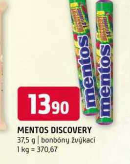 Mentos discovery 37,5 g bonbóny žvýkací